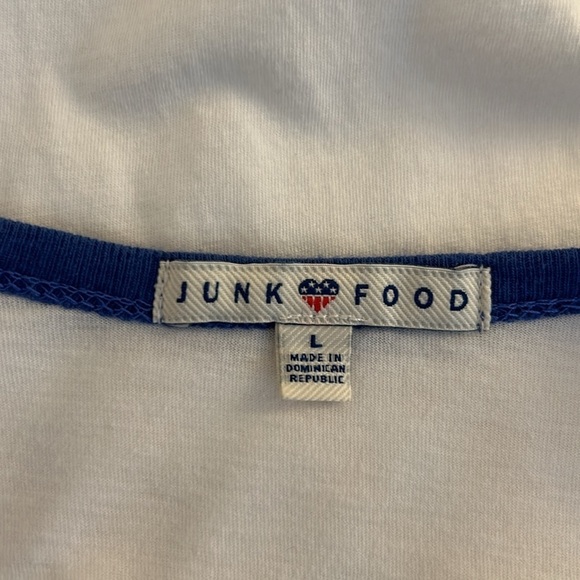 Junk Food Los Angeles Rams Women's Raglan 3/4 Sleeve Crewneck T-Shirt Size Large - Picture 6 of 7